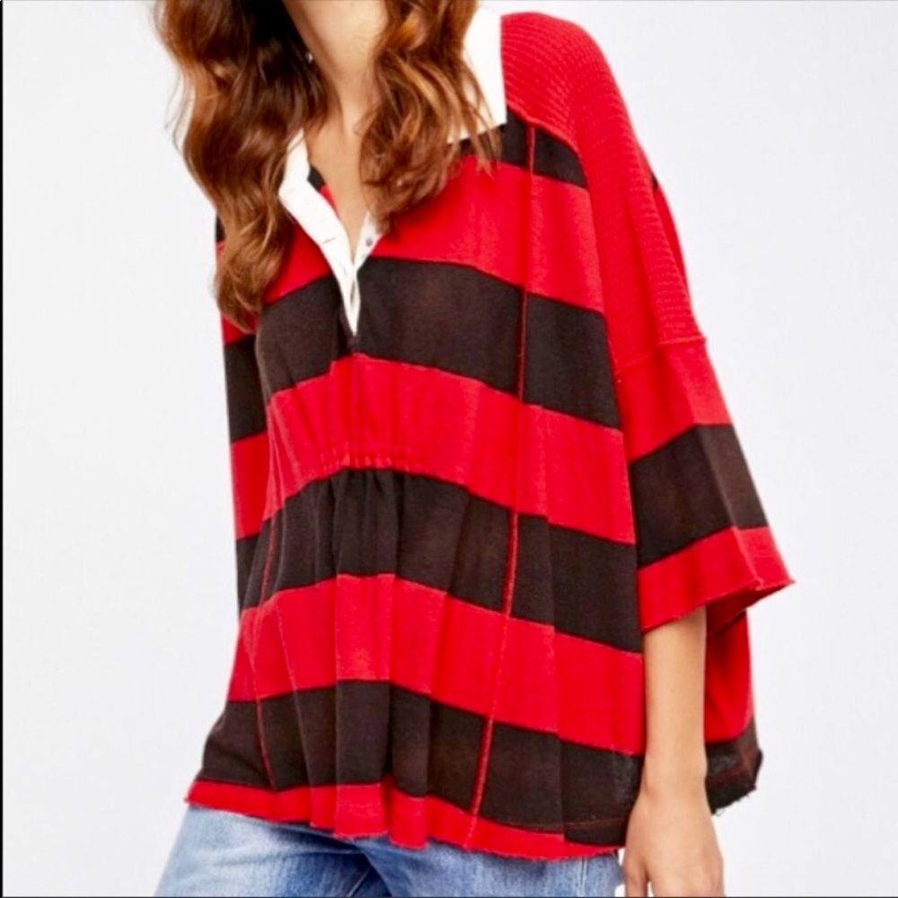 FREE PEOPLE | YUKI PREP & BOHO STYLE SHIRT EUC